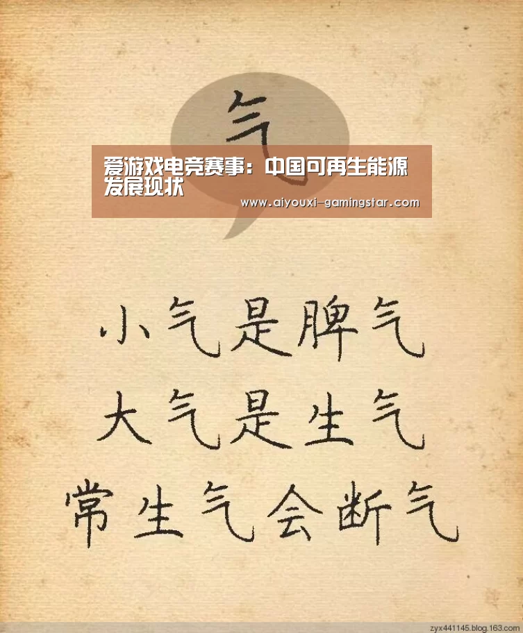 爱游戏电竞赛事:中国可再生能源发展现状(图1) 爱游戏电竞赛事